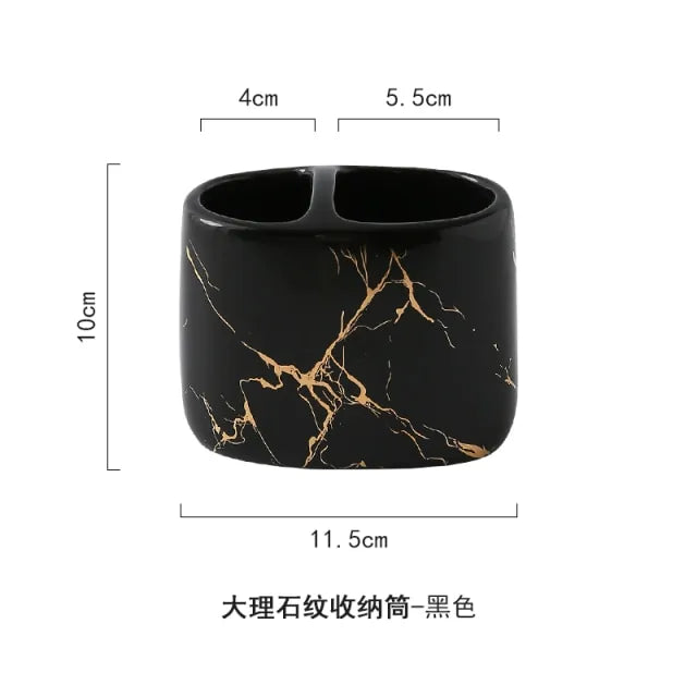 Bathroom Ceramic Holder and Organizer