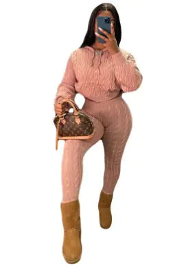 Casual Chic: Women's Matching Sweatshirt Set