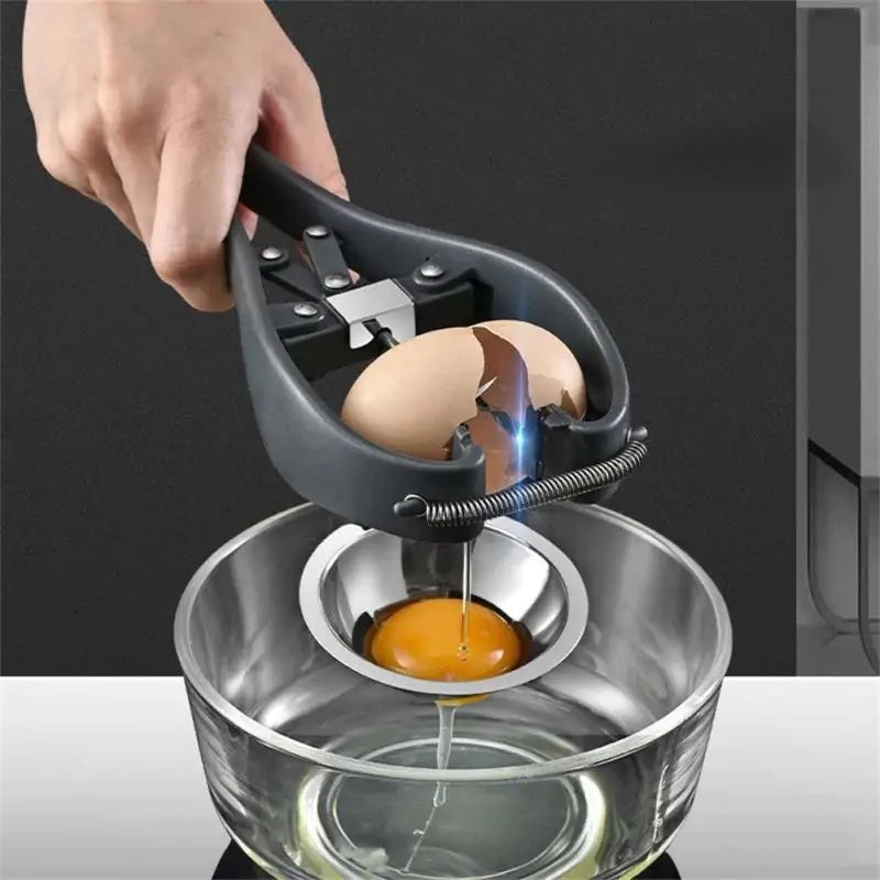 STOMART.CO.UK Egg Cracker and Separator Kitchen Free Text