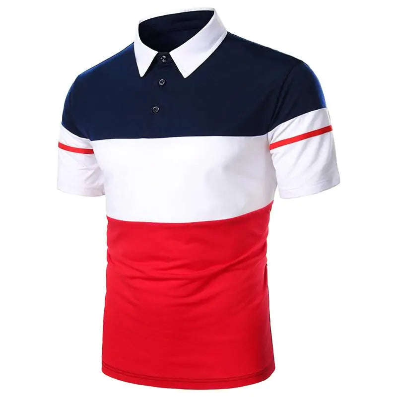 Men’s Contrast Colour Polo Shirt