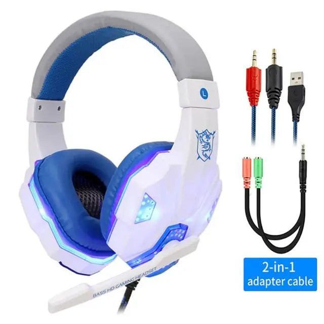 LED Glow Gaming Headset