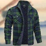 Thickened plaid jacket