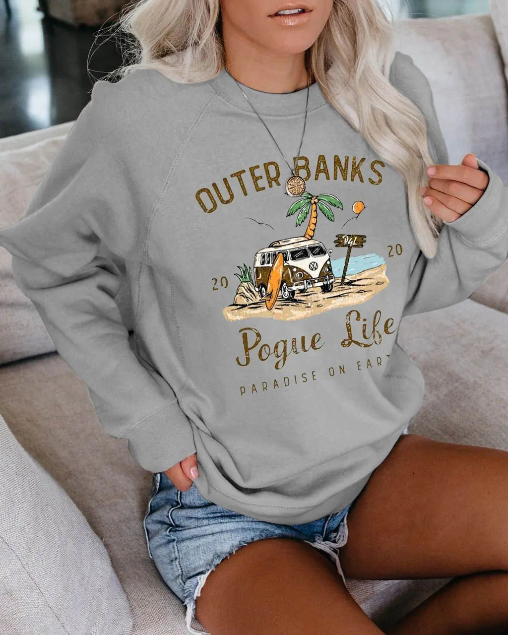 Women's "Outer Banks" Trendy Sweatshirt