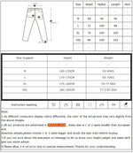 Men's Pocket Gym Jogger Pants Size Chart