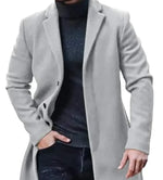 Men's Thickened Tweed Coat Jacket