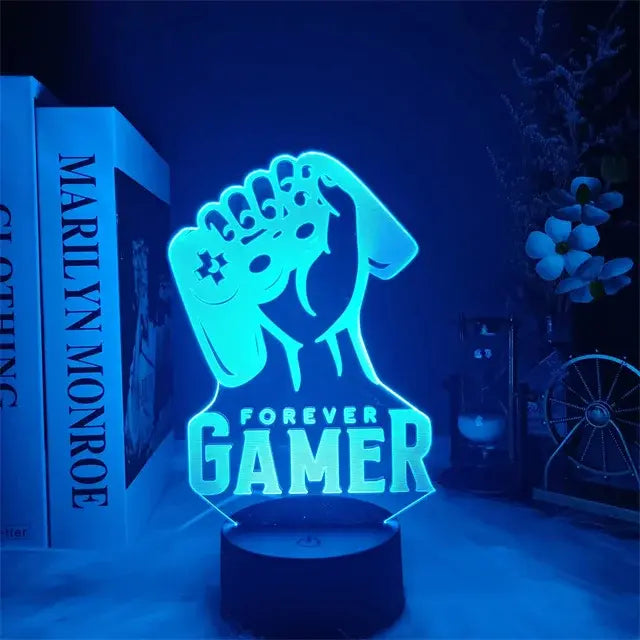 3D LED Lamp for a cool gaming environment