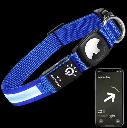 Pet Luminous Air Tag Collar