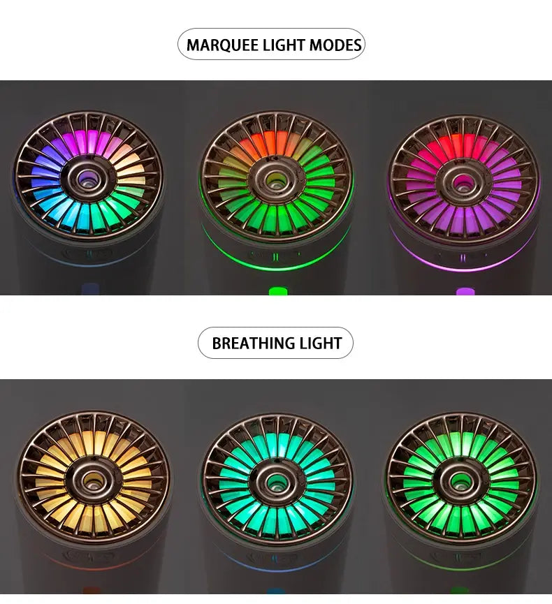 Wireless RGB Lighting Car Humidifier