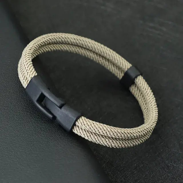 Men's Double Layer Fashion Bracelet