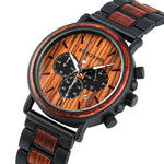 Elegant Wooden Watch in green