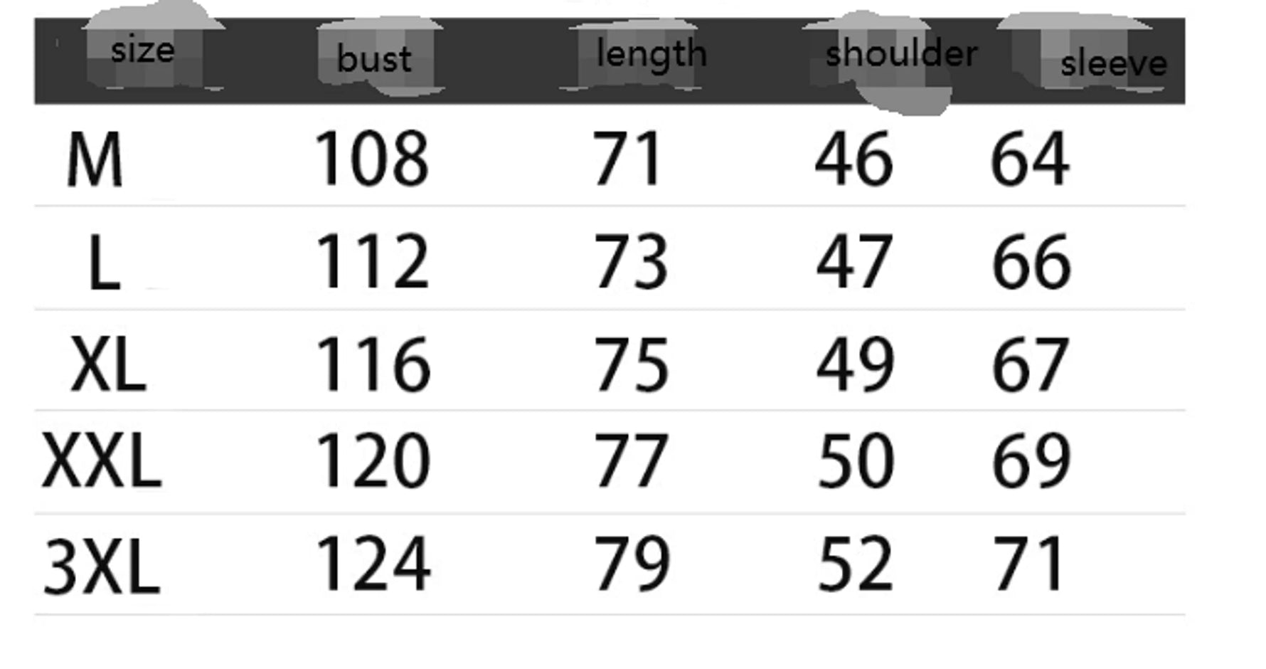 Men's Sportswear Tech Fleece Hoodie Jacket Size Chart