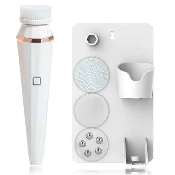 Versatile 4-in-1 Facial Cleansing Brush Set