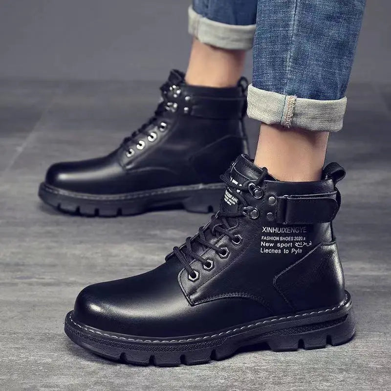 Top Fashion Winter High Leather Boots