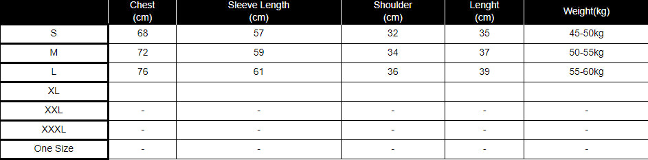 Workout Top For Women Size Chart