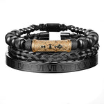 Men's Roman Numbers Fashion Bracelet