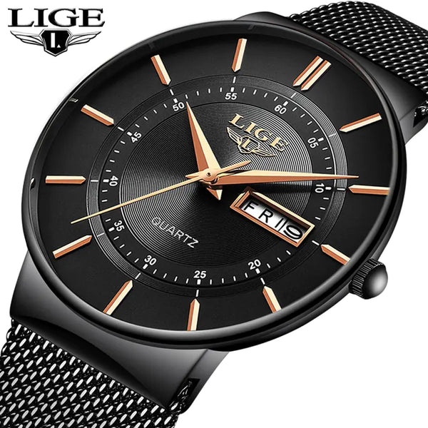 Men's Top Brand LIGE Luxury Watch