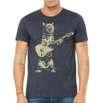 Rock & Roll Cat Guitar T-Shirt