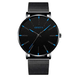 Men's Minimalist Stainless Steel Watch