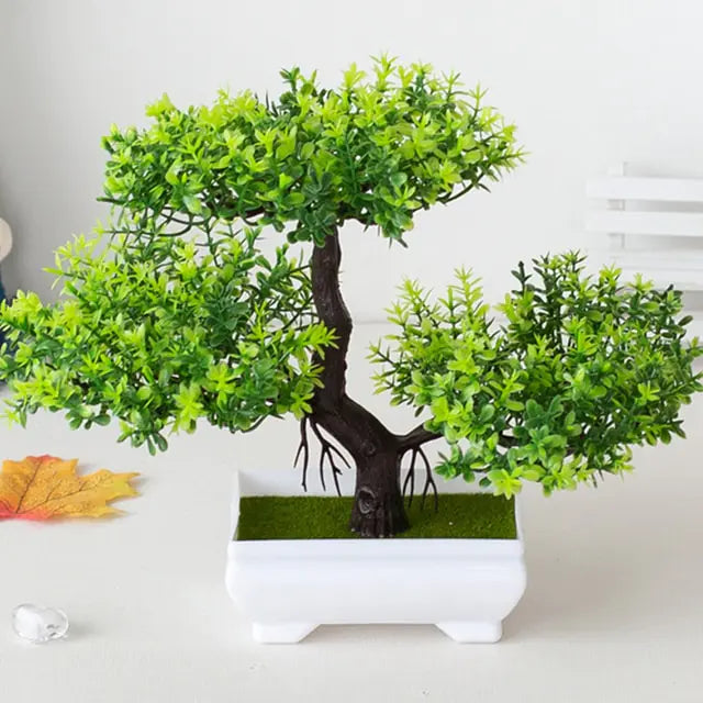 Small Artificial Bonsai Tree for Office Desk