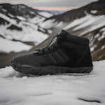 Mens Leather Mesh Shoes