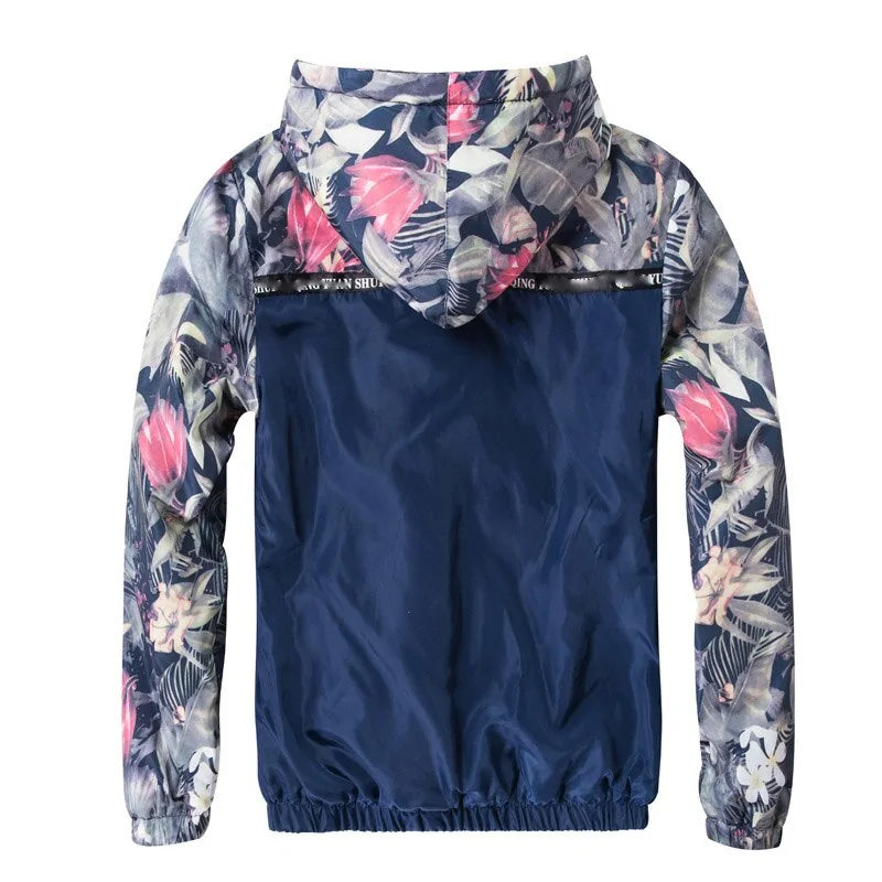 Men's Spring Autumn Hooded Jacket