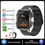 STOMART.CO.UK Military Smartwatch For Men Jewellery & Watches Free Text