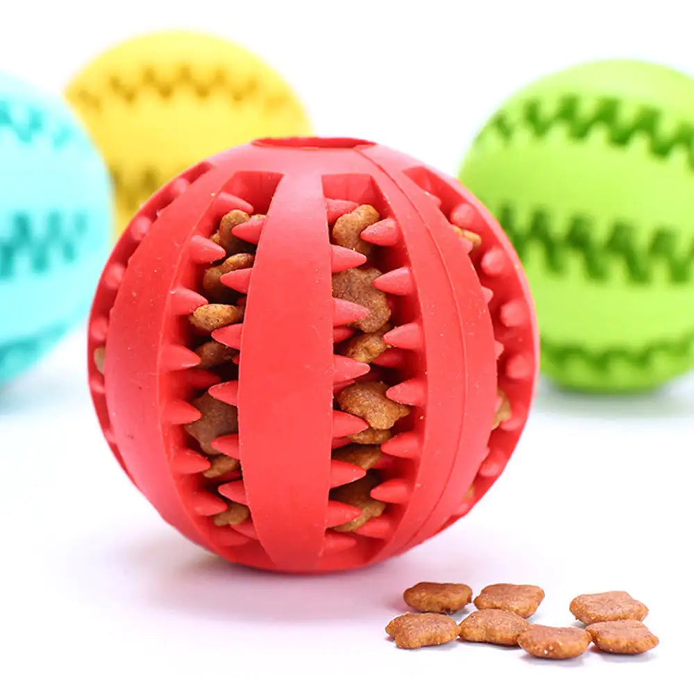 Interactive Cat Dog Rubber Ball