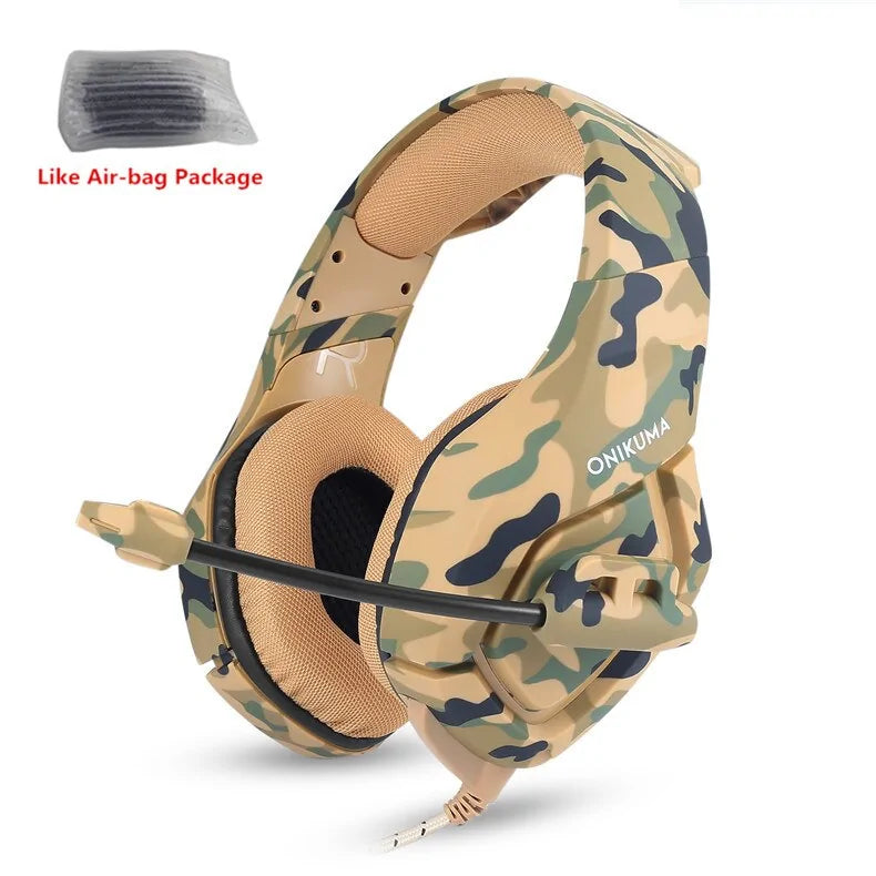 Smart Camouflage Gaming Headphones