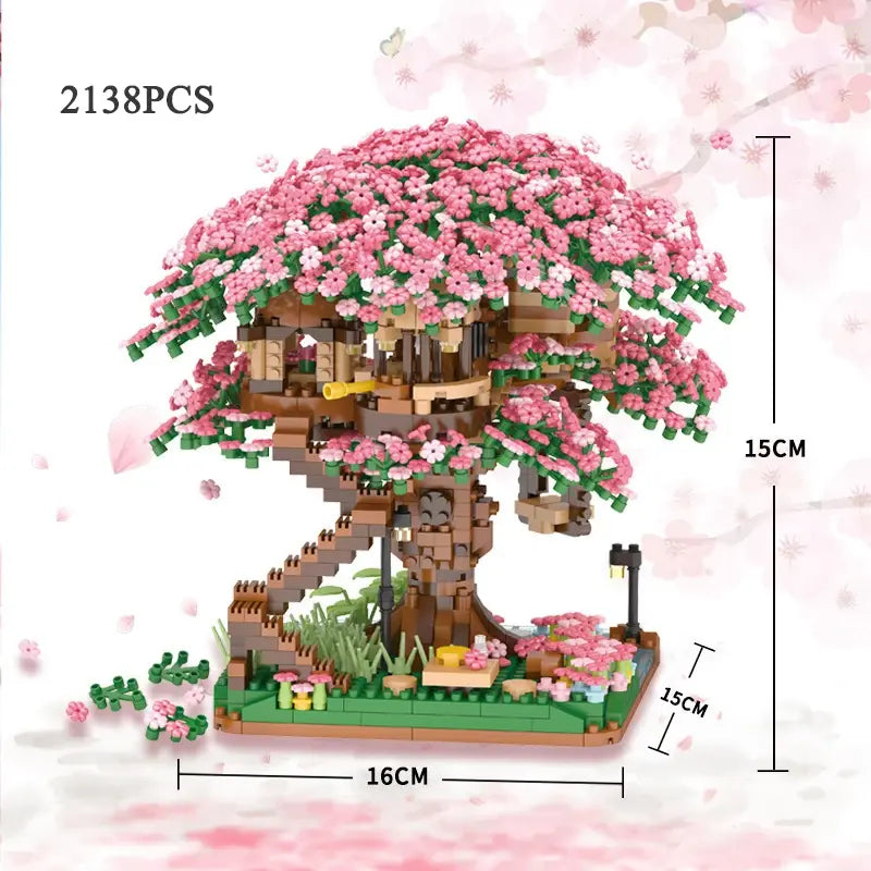 Sakura Flower DIY Treehouse Model