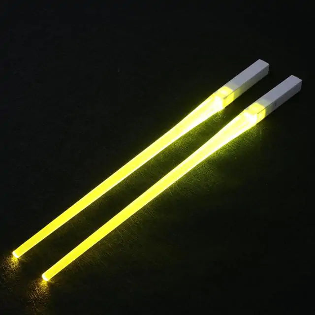 STOMART.CO.UK Luminous LED Chopsticks Chopsticks Kitchen LED Luminous Free Text