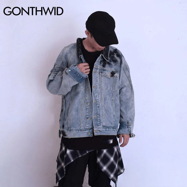 Tupac Patchwork Denim Jacket