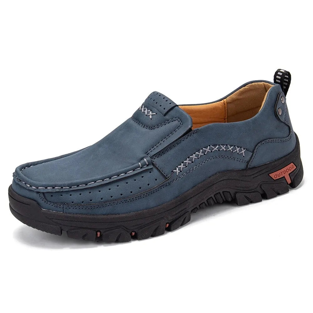 Men's Breathable Leather Loafers