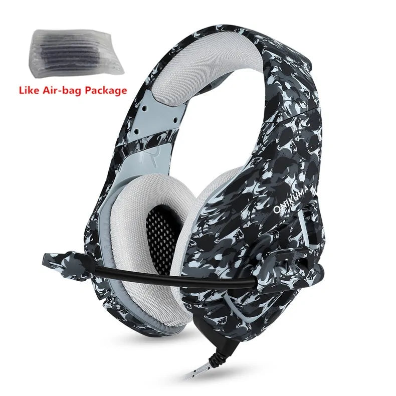 Smart Camouflage Gaming Headphones