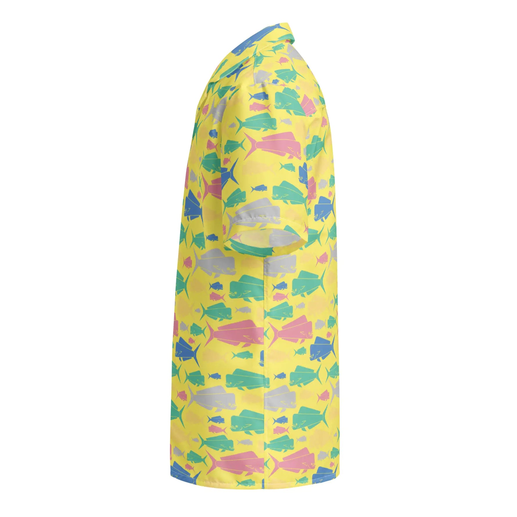 Dorado Fish Island Button Down Hawaiian Shirt