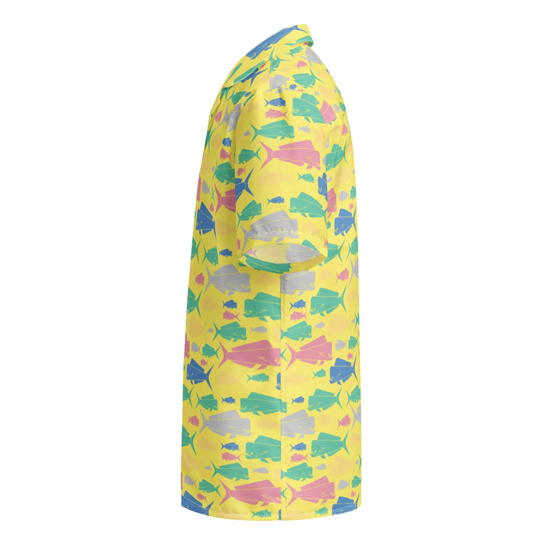 Dorado Fish Island Button Down Hawaiian Shirt
