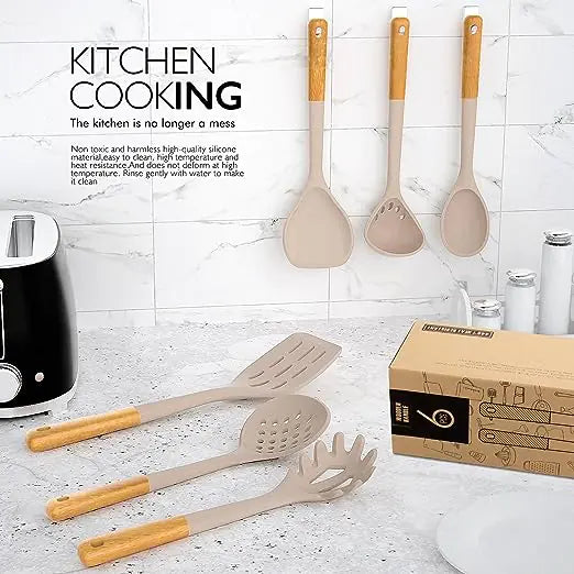 Large Silicone Cooking Utensils Set