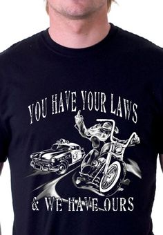 Humorous Biker Apparel T-Shirt