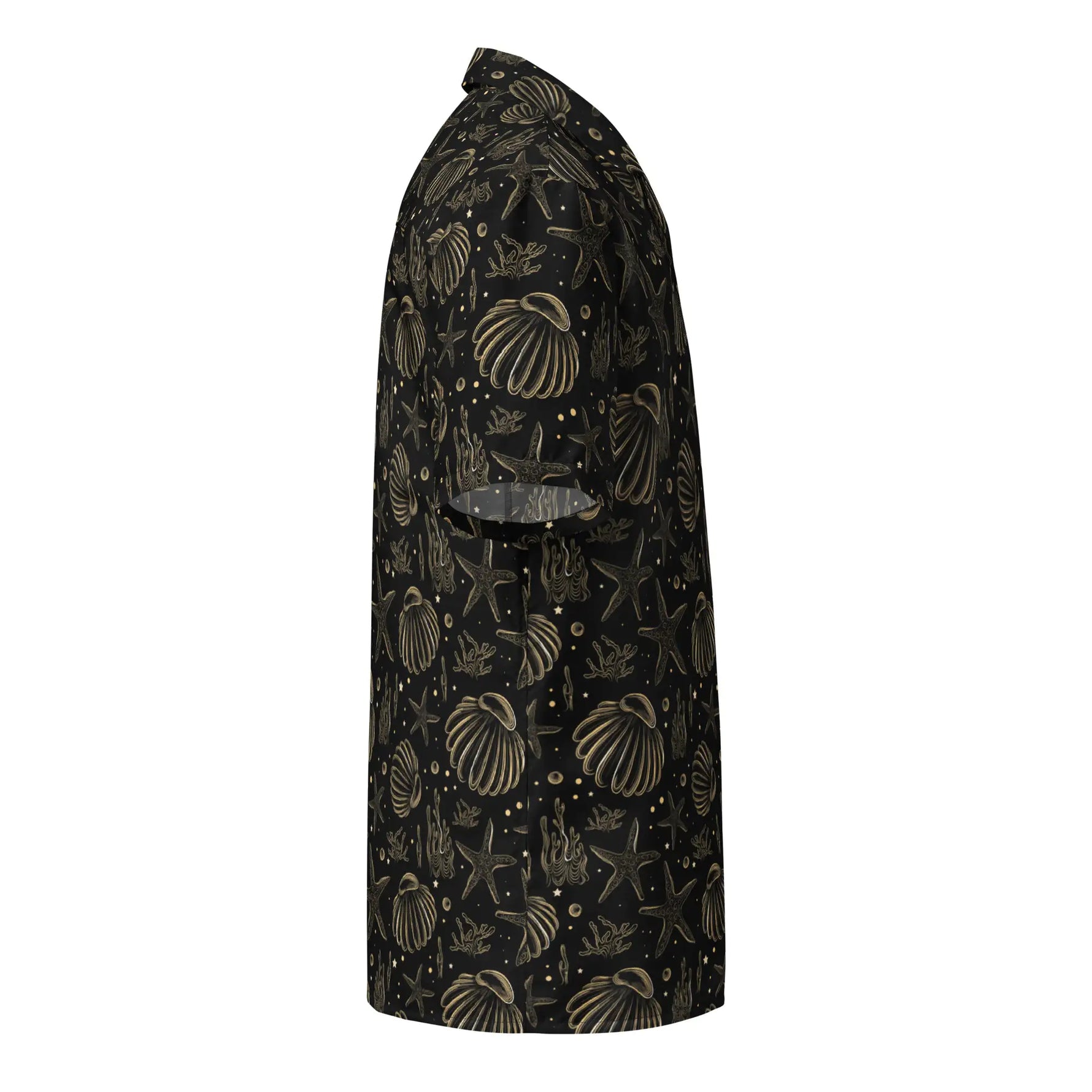Golden Shore Button Down Hawaiian Shirt