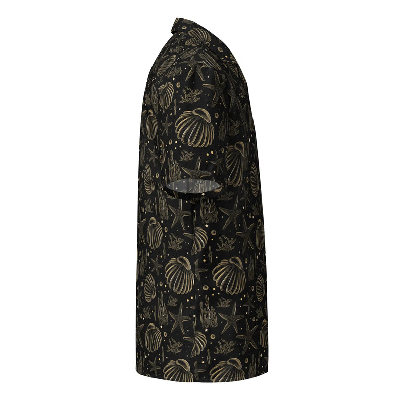 Golden Shore Button Down Hawaiian Shirt