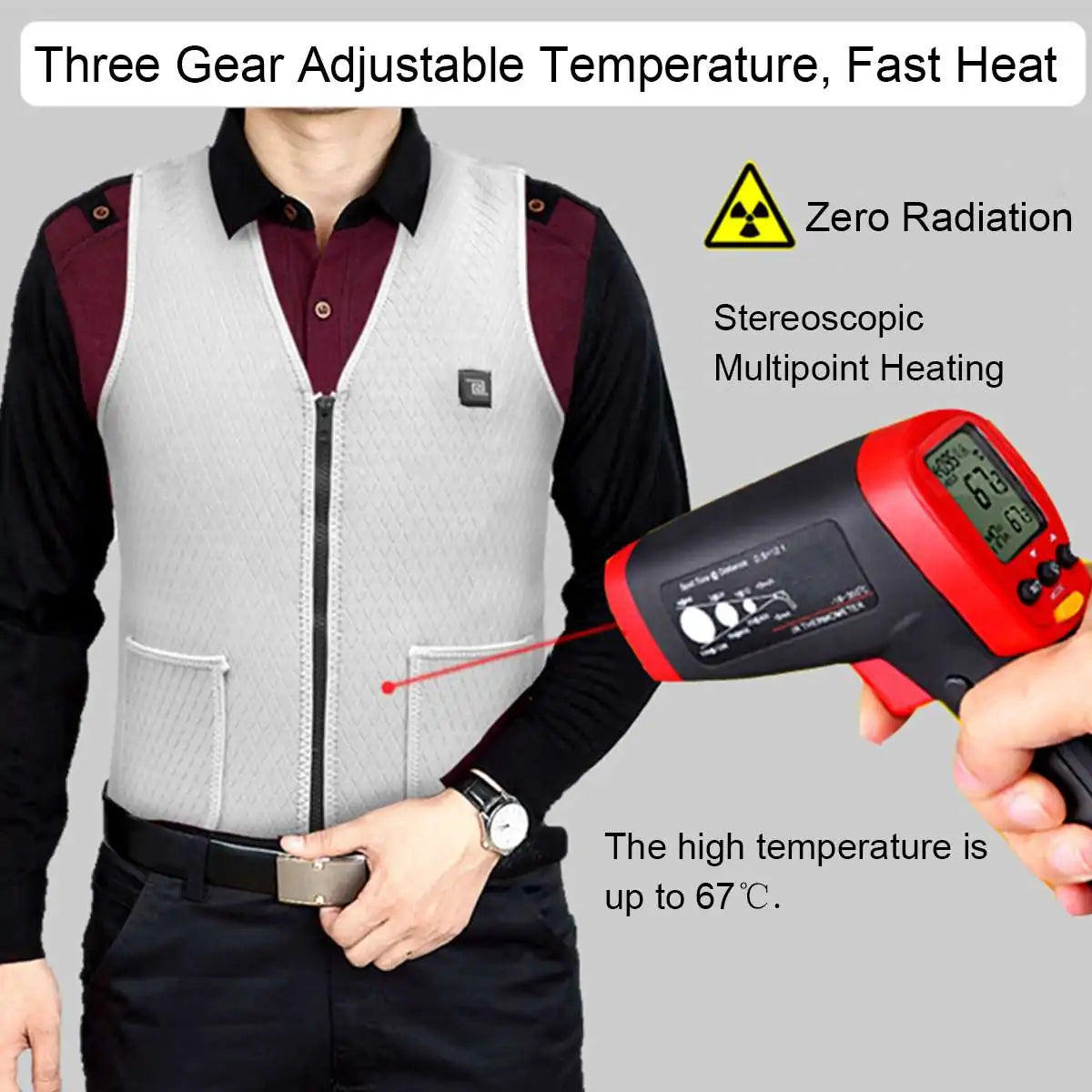 Infrared Heating Vest Winter Jacket