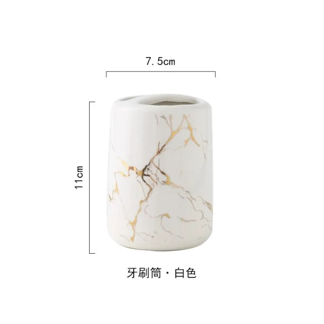 Bathroom Ceramic Holder and Organizer