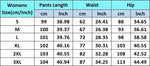 Stretchable Comfort: Women's Elastic Pants Sie Chart