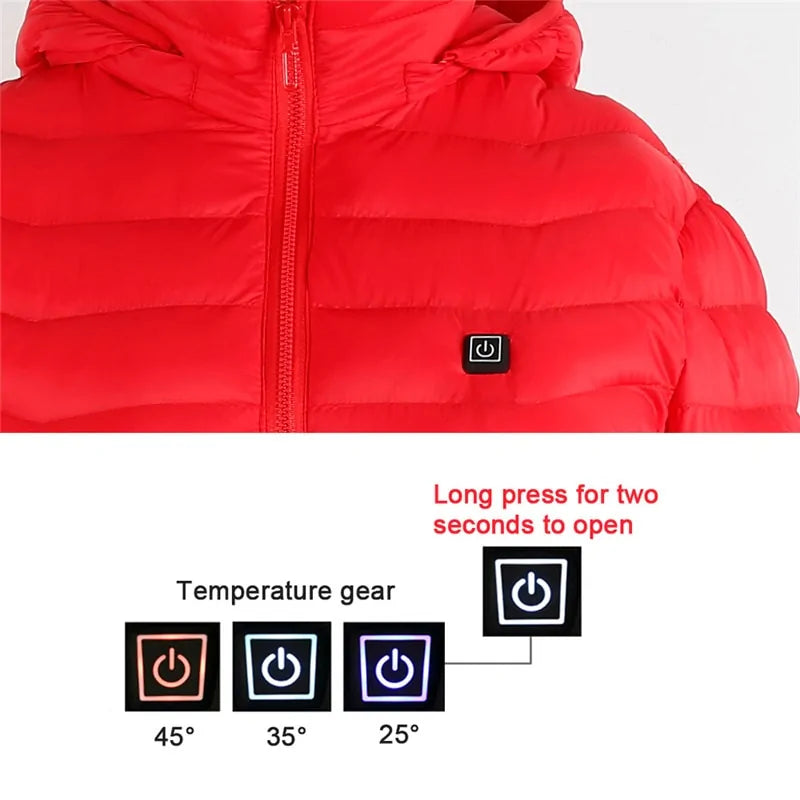 Extended battery life Machine washable jacket