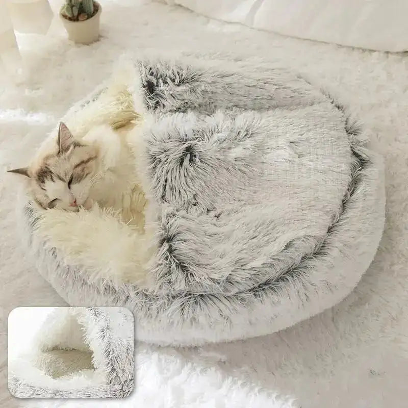 Soft Plush Pet Bed For Cats