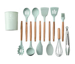 STOMART.CO.UK Non Stick Pot Spatula And Spoon Kitchen Free Text