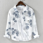 Men's Long Sleeve Fashion Printed Shirt