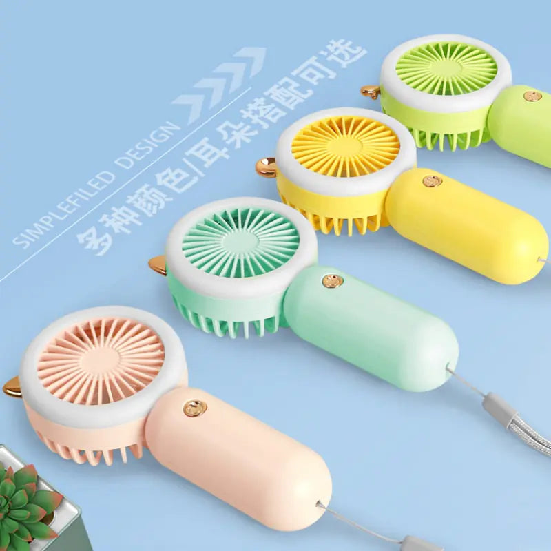 Handheld USB Rechargeable Mini Fan