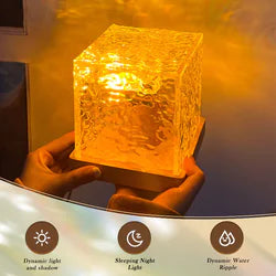 Dynamic Flame Cube Home Decor Lamp