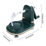 Manual apple peeling device