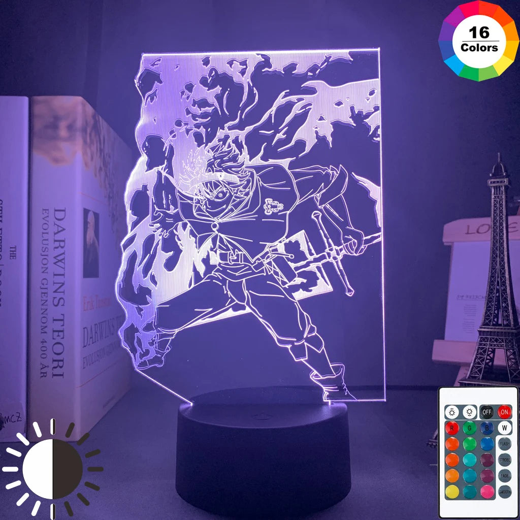 Asta Light Lamp Black Clover Anime Figure